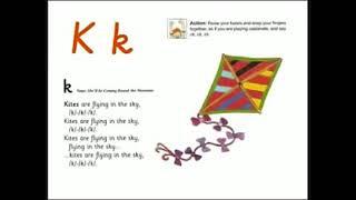 UK School Primary One Jolly Phonics Song Kk - Kites are flying in the sky