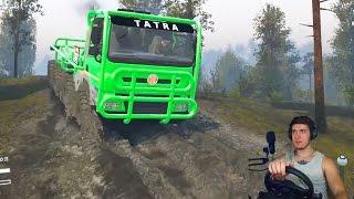 ПРОХОЖДЕНИЕ КАРТЫ БОЛОТО в SPINTIRES + РУЛЬ #1