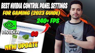 Best NVIDIA Control Panel Settings for Gaming (2023 GUIDE)