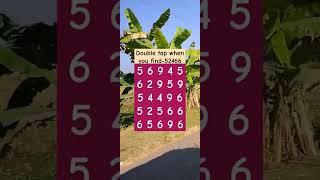 Double tap when you find-52466 #shorts #puzzlegame #brainteaser