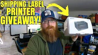 Do YOU want a FREE 4X6 SHIPPING LABEL PRINTER? | iDPRT SP410 Review & GIVEAWAY!