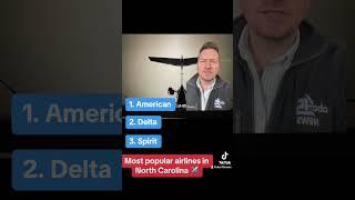 Most popular airlines in North Carolina #ncnews