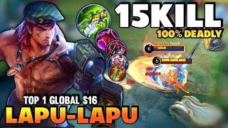 INSANE DAMAGE! Lapu-Lapu Best Build 2021 | Top 1 Global Lapu-Lapu Gameplay | Mobile Legends