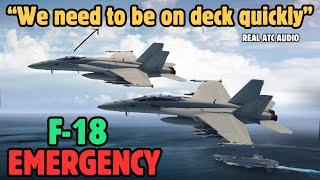 F-18 Declares EMERGENCY in MIDDLE of Sea | Diverts to St. Paul