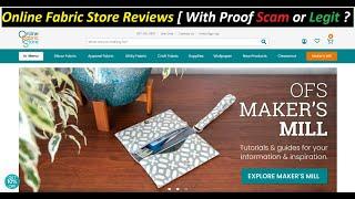 Online Fabric Store Reviews [ With Proof Scam or Legit ? ] OnlineFabricStore Com Reviews