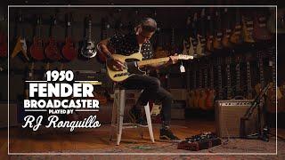 1950 Fender Broadcaster played by RJ Ronquillo