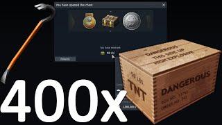 Opening 400 Demolition crate loot crates War Thunder