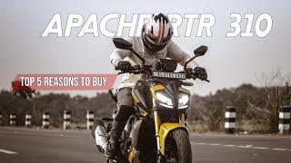 Discover the top 5 reasons why the TVS Apache RTR 310 is the ultimate choice for your next bike!