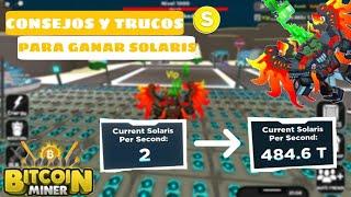 COMO CONSEGUIR MAS SOLARIS BITCOIN MINER 2022 ROBLOX!!! |FERNAN4D0