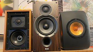 Whats the difference £300 /£700 /£2400  Speakers ..Elac debut 6.2, KEF LS50 and Rogers LS35a