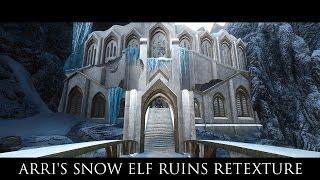 TES V - Skyrim Mods: Arri's Snow Elf Ruins Retexture