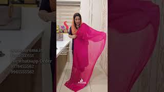 SD151- CASUAL WEAR GEORGETTE FABRIC DOUBLE SHADED COMFORTABLE DHUPPATTA