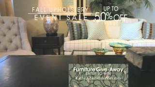 Kathy Adams Interiors Upholstery Event Sale TV Ad