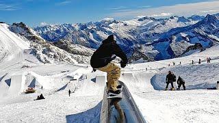 Park Snowboarding with EPIC Views in Austria