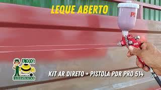 kit compressor ar direto + pistola PDR PRO 514