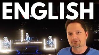 Learn English the EASY way, Comprehensible Input, LEARN ENGLISH NATURALLY at the concert