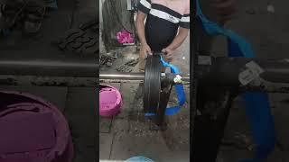 Auto #Tyres Resoling Hot.4.50.10 #automobile #tyre #welding search #diy #