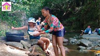 COCINANDO EN  BALNEARIO DE RIO CAMÚ LA VIDA DEL CAMPO EN FAMILIA