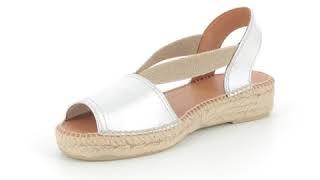 Toni Pons Etna 1006-10 Silver Espadrilles | Begg Shoes