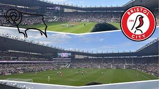 We’re on our way to the premier league  Derby County vs Bristol City vlog!