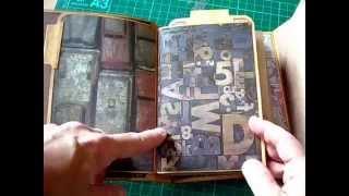 Tim Holtz mini album aus File Foldern