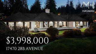 A Magnificent Estate on a .73-Acre Gated Property in South Surrey's Most Coveted Country Woods