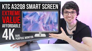 2024's Best Value Smart Monitor! - KTC A32Q8 Smart Screen Review & Test (Great For Gaming & Movies)