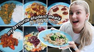 MY FAVOURITE STUDENT MEALS | quick, easy & affordable