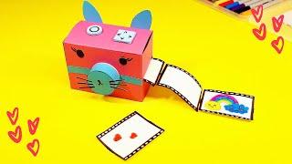 DIY Camera Notepad | How to make Paper Camera | Toy Camera | Back to School | Cardboard Miniature#36