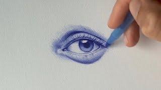 I Tried Drawing The Most Realistic Eye With A PEN