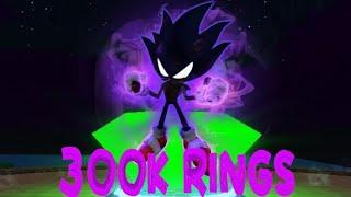 300K RINGS + Dark Form | Roblox Sonic Ultimate RPG