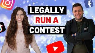 How To Legally Run A Contest Or Giveaway For Your Brand On Social Media (Lawyer Tony Iliakostas)