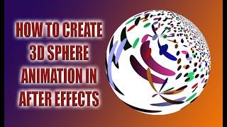 3D Sphere Animation in After Effects