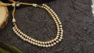 Yulika Kundan Pearl Necklace