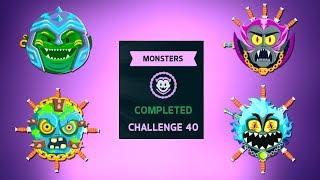 KNIFE HIT | MONSTER CHALLENGE | ALL BOSSES