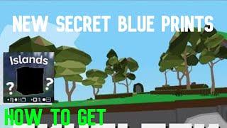 How To get The NEW Secret Blue prints In Roblox Skyblock!