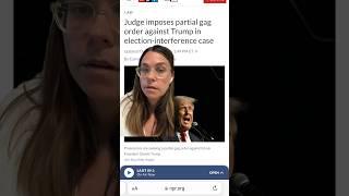 Judge Tanya Chutkan orders partial gag order on Trump. More on TikTok #news #trumpnews