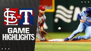 Cardinals vs. Rangers Game Highlights (6/1/25) | MLB Highlights