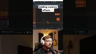 Adding creative effects to this track #musicproduction
