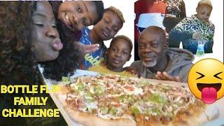 Hilarious pizza family challenge