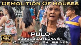 A Sad Shocking Reality | People Who Will Loose Their Homes in "PULO" Judge Juan Luna St. Q.C [4K] 