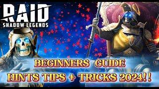 BEGINNERS GUIDE 2024 Edition With Hints, Tips and Tricks - A F2P Series | RAID: Shadow Legends