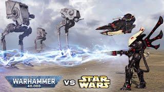 Eldar vs Galactic Empire - Warhammer 40k vs Star Wars | Cinematic Battle