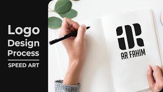 Illustrator Logo Design Speed Art || Logo Design Illustrator CC | AR Fahim
