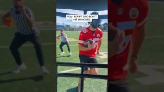 POV: NFL SCRIPT SAID DON’T HIT MAHOMES.. #shorts #nfl #football