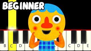 If You're Happy Happy Happy Clap your Hands - Noodle & Pals- Fast and Slow Piano Tutorial - Beginner