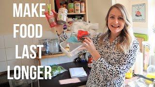 How To Save Money On Groceries & Make Food Last Longer | Produce Organisation. Lara Joanna Jarvis