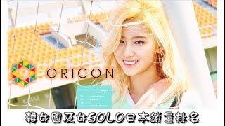 KOREAN FEMALE GROUP ORICON SALES OF 2019(1/30) 2019年韓女團日本銷量排名(截至2019.01.30)