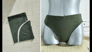 Make Underwear From Left Over Fabric | Size M