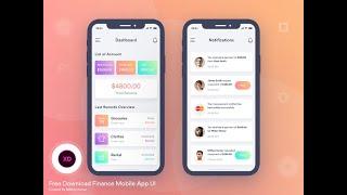 How to Make Finance app UI Flutter | flutter UI practice #2